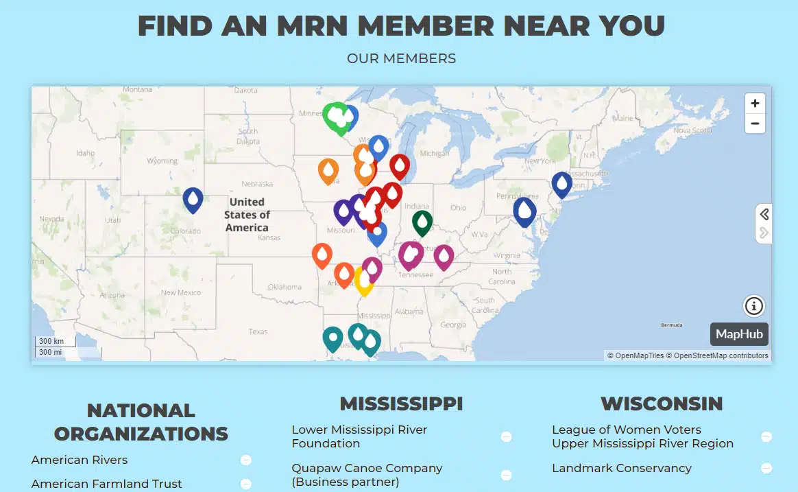 map of MRN members